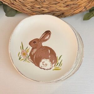 Charming Rabbit Design Plates